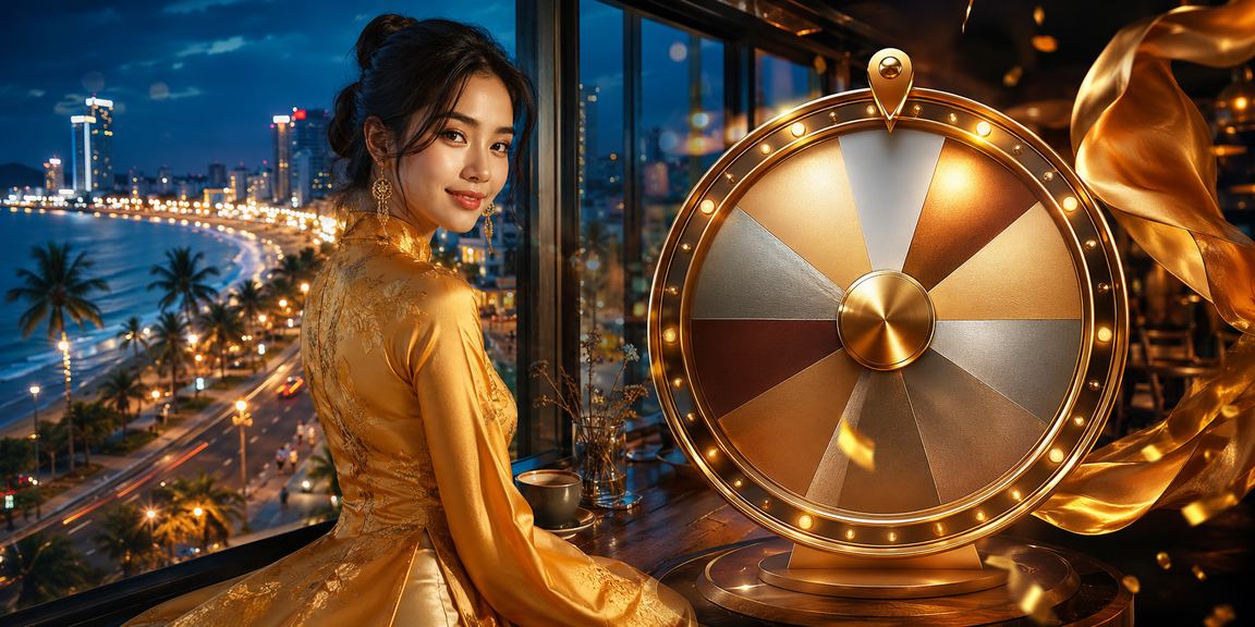Người dùng tại Vũng Tàu thưởng thức trò chơi roulette trực tuyến với trang phục áo dài truyền thống